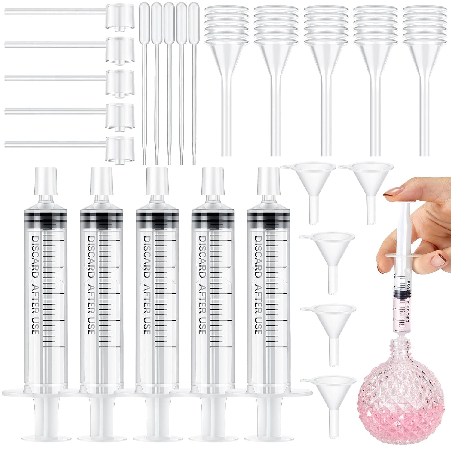 25/50PCS  perfume refill pump  - огляд і ціна Fragrance Atomizer Pump