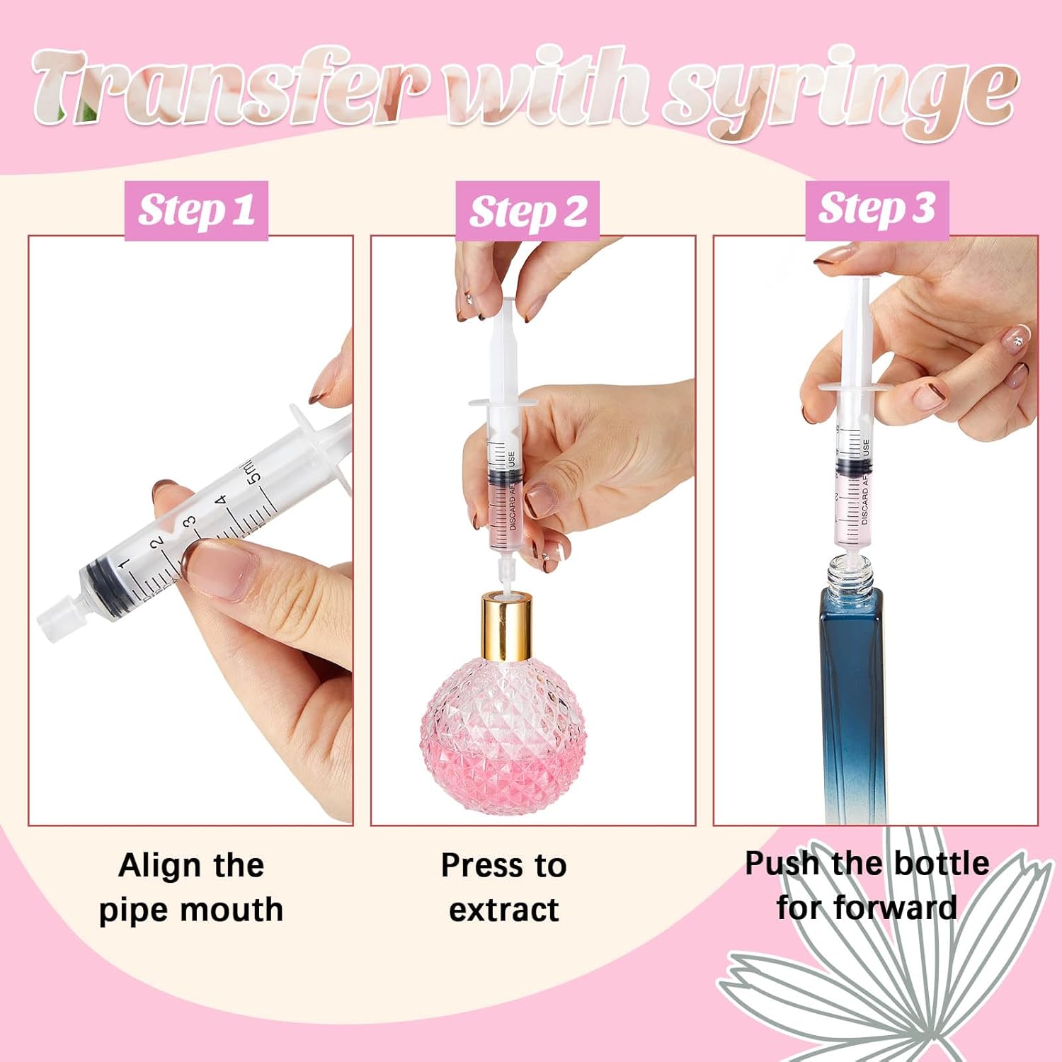 25/50PCS  perfume refill pump  - огляд і ціна Fragrance Atomizer Pump
