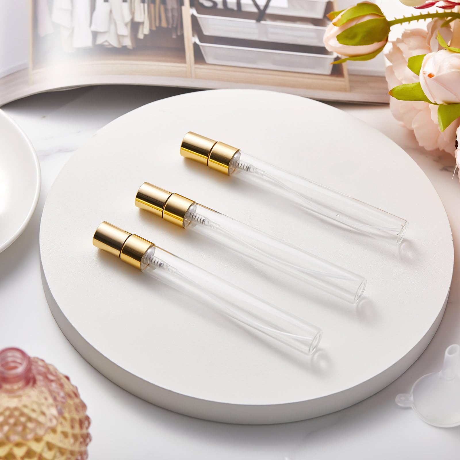 60pcs mini transparent perfume - огляд і ціна Fragrance Atomizer Pump