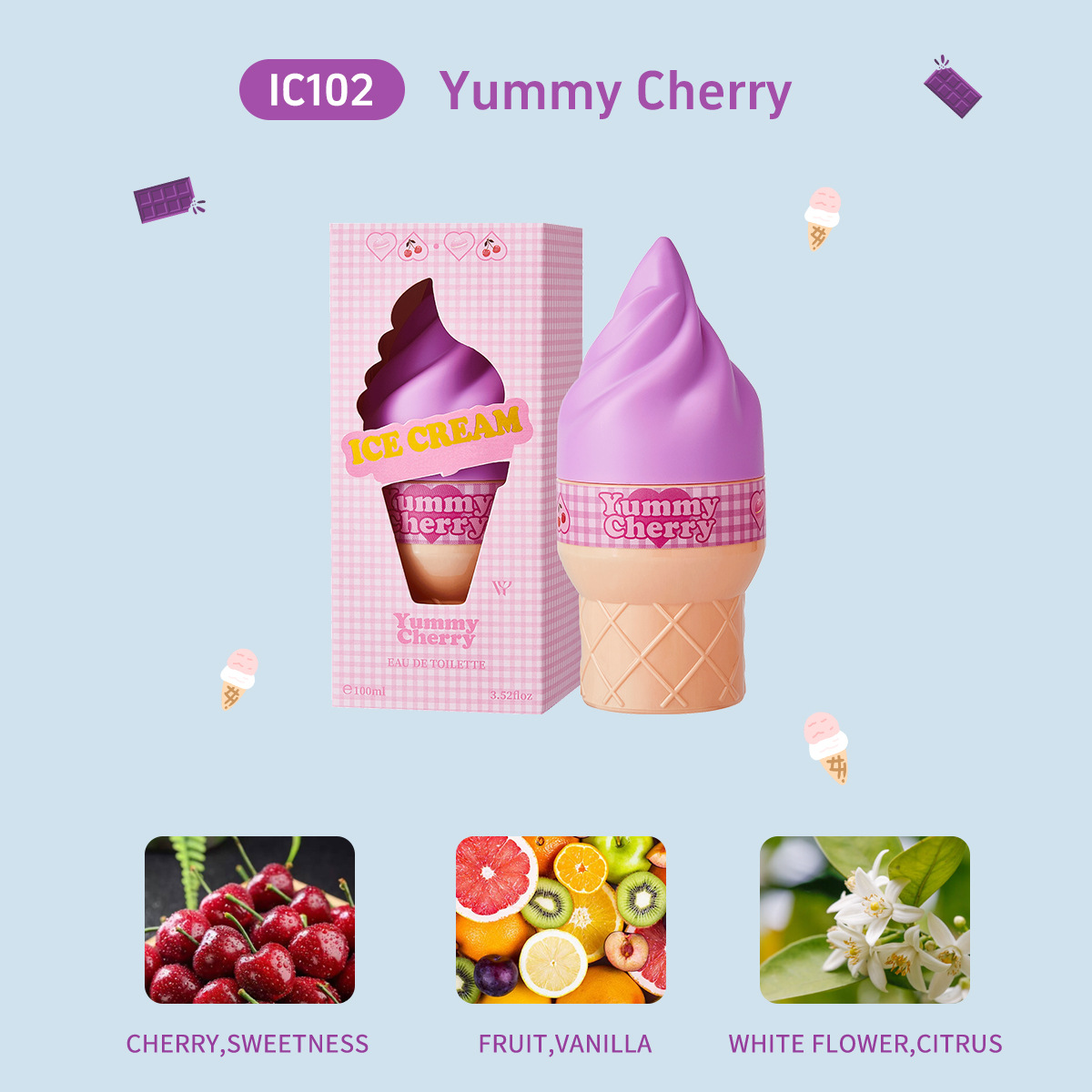 Ice Cream Cone Perfume Body Sp - огляд і ціна Perfume Fragrance Bulk